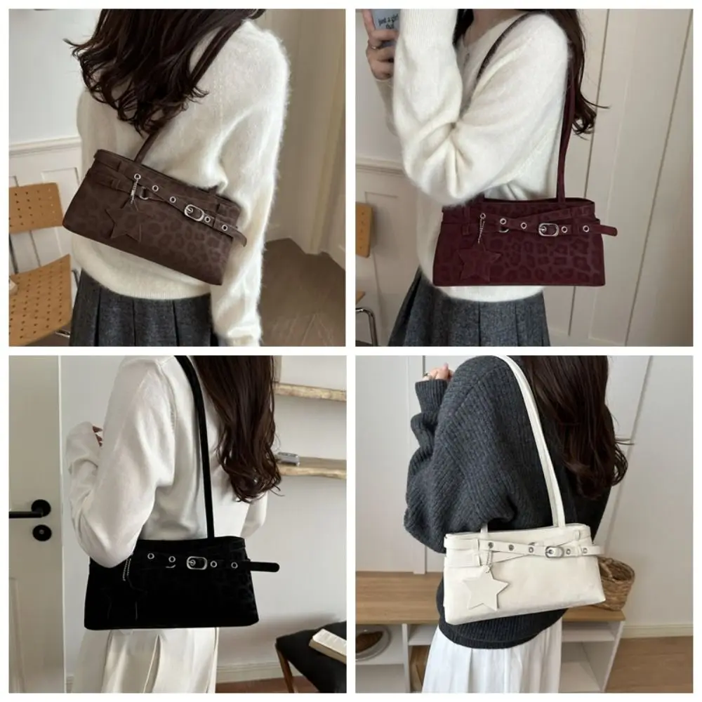 Minimalist Look Synthetic Leather Tote Bag Large Capacity Wide Strap Shoulder Bag Hand Tote Office Wear