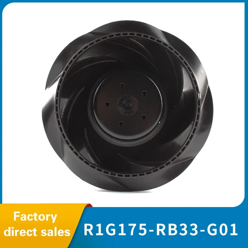 R1G175-RB33-G01 48v 1.9A dc brushless centrifugal fan motor for air condition HVAC speed regulator Radial fan for  fan