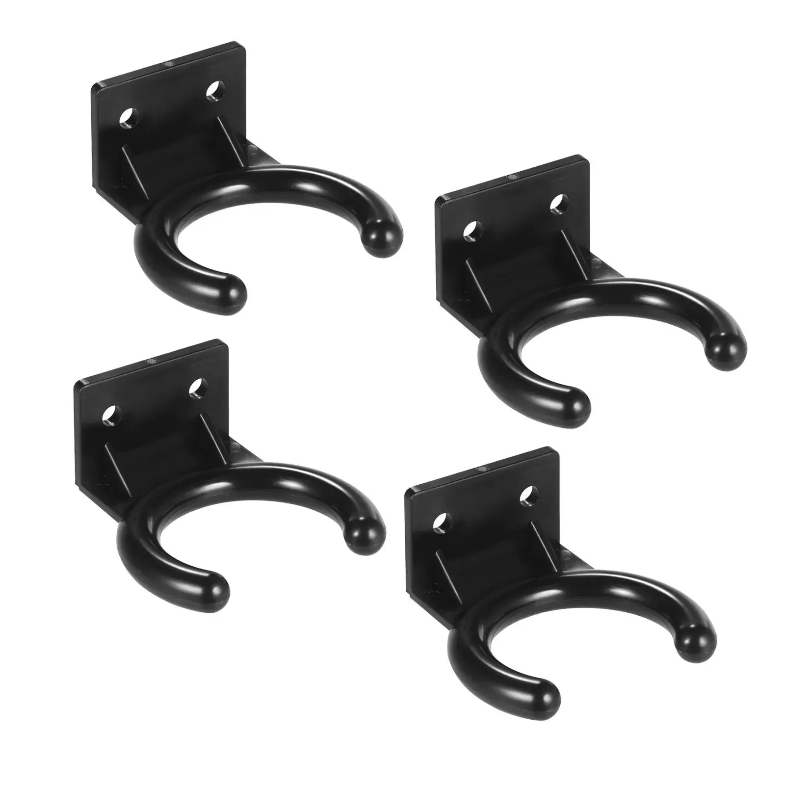 4Pcs Microphone Hook Holder Brackets Wall Hanger Holder for Home
