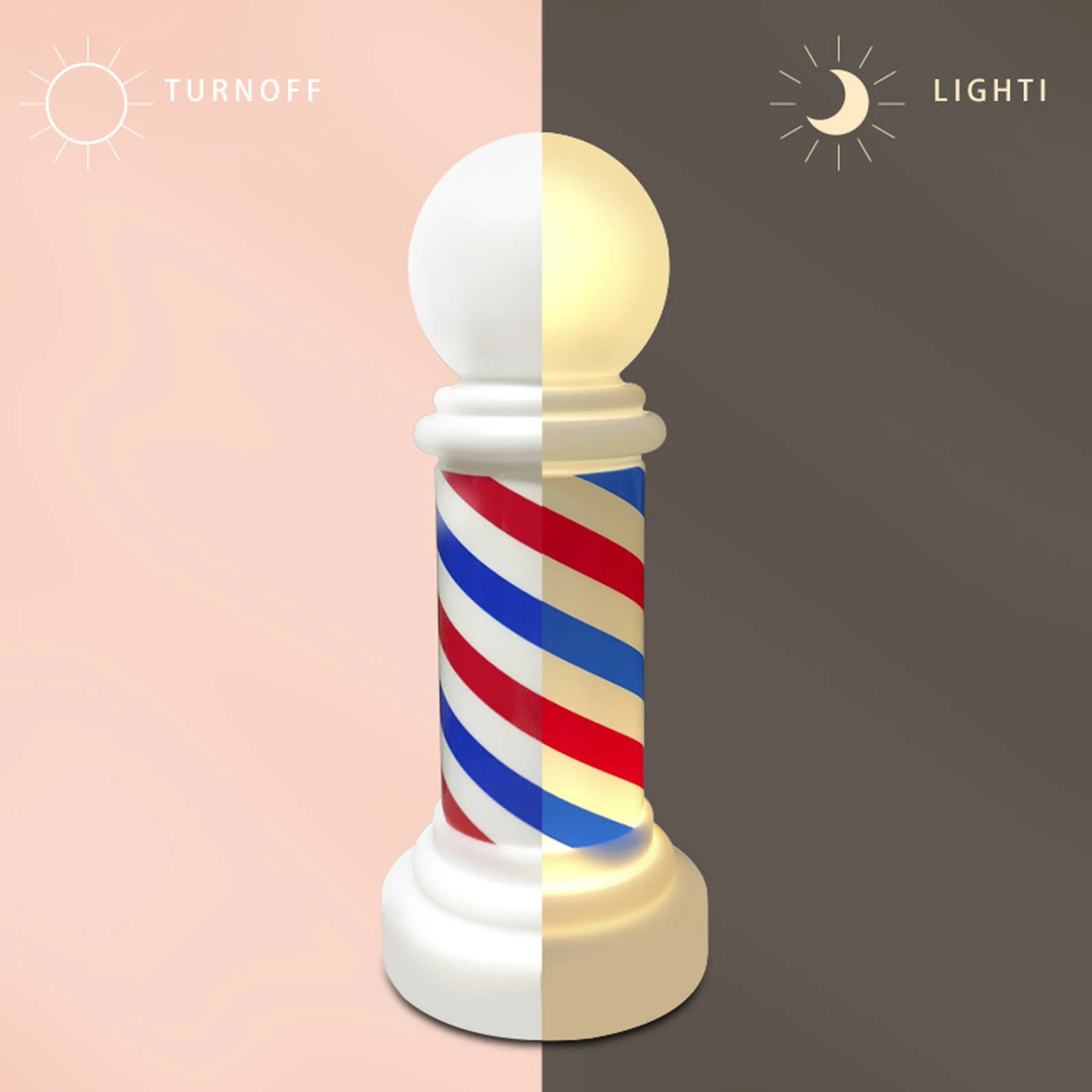 Barber Light Signs Barber Equipment Reusable Delicate Barber Decoration Barber Pole Light for Lamp Barber Shop Hair Salon