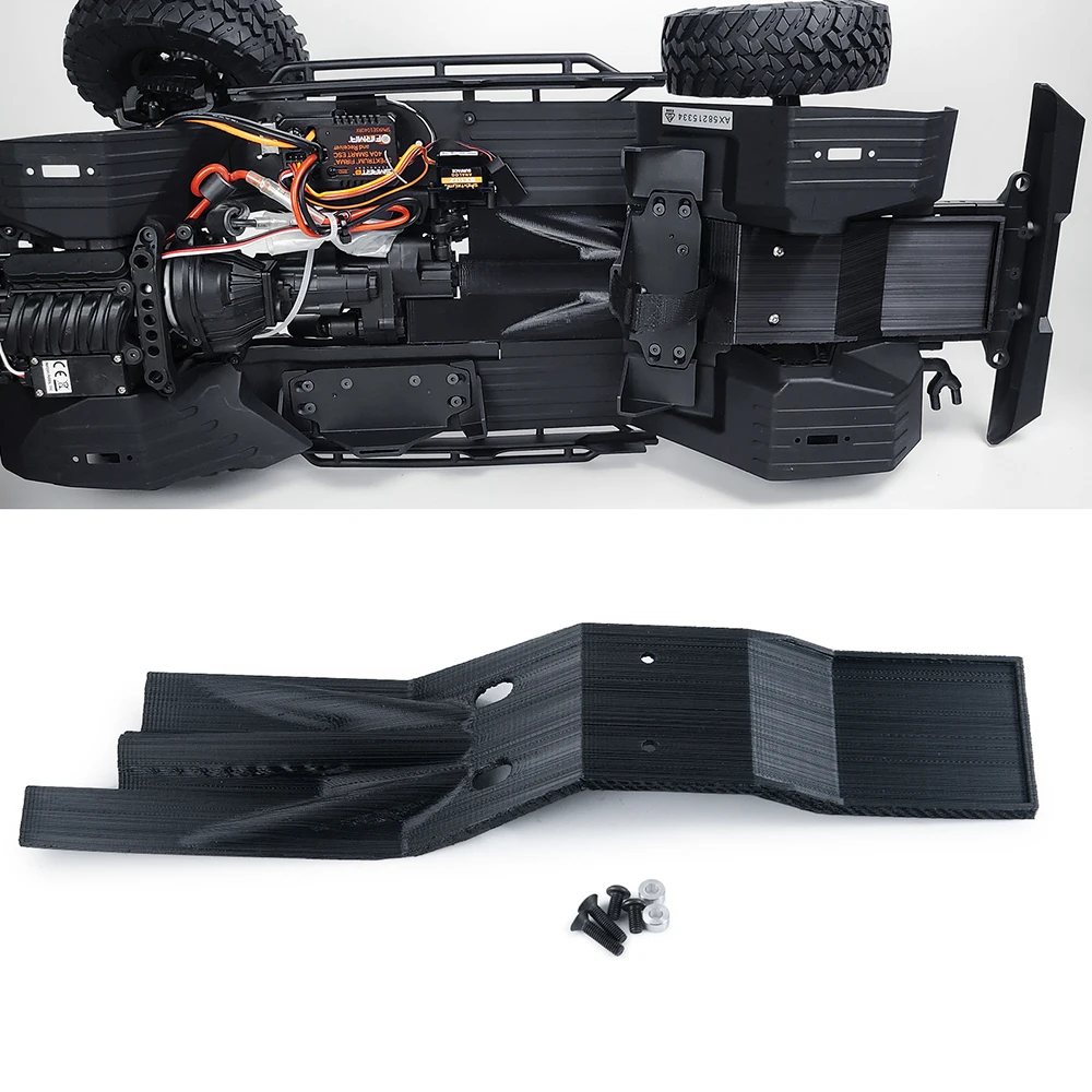 บังโคลนรถยนต์ AXSPEED RC บังโคลนพลาสติกกลางสำหรับรถ RC Crawler Axial SCX10 III AXI03006 AXI03007 อะไหล่อัพเกรด
