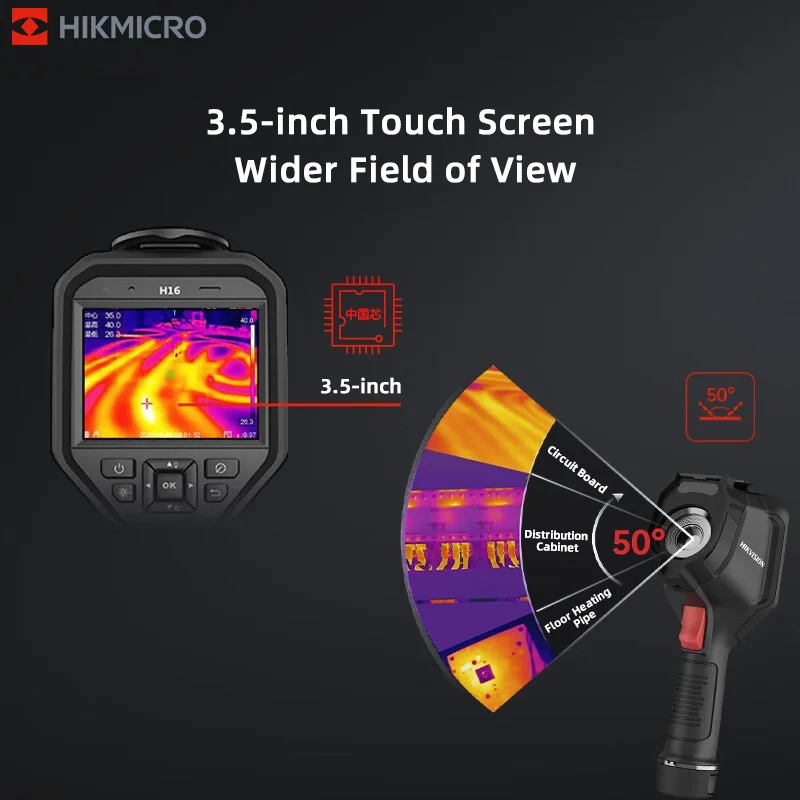 Hikmicro H13/H16 160*120 Resolution 25Hz IR Infrared Camera Camera HD IP54 Anti-drop Handheld Device