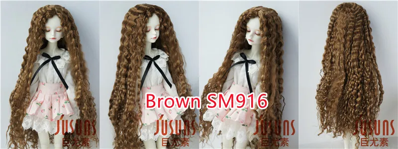 JD220 1/6 1/4 1/3 1/12 Blythes Extremely Long Curly Fashion Synthetic Mohair BJD Wig YOSD MSD SD Doll Accessories