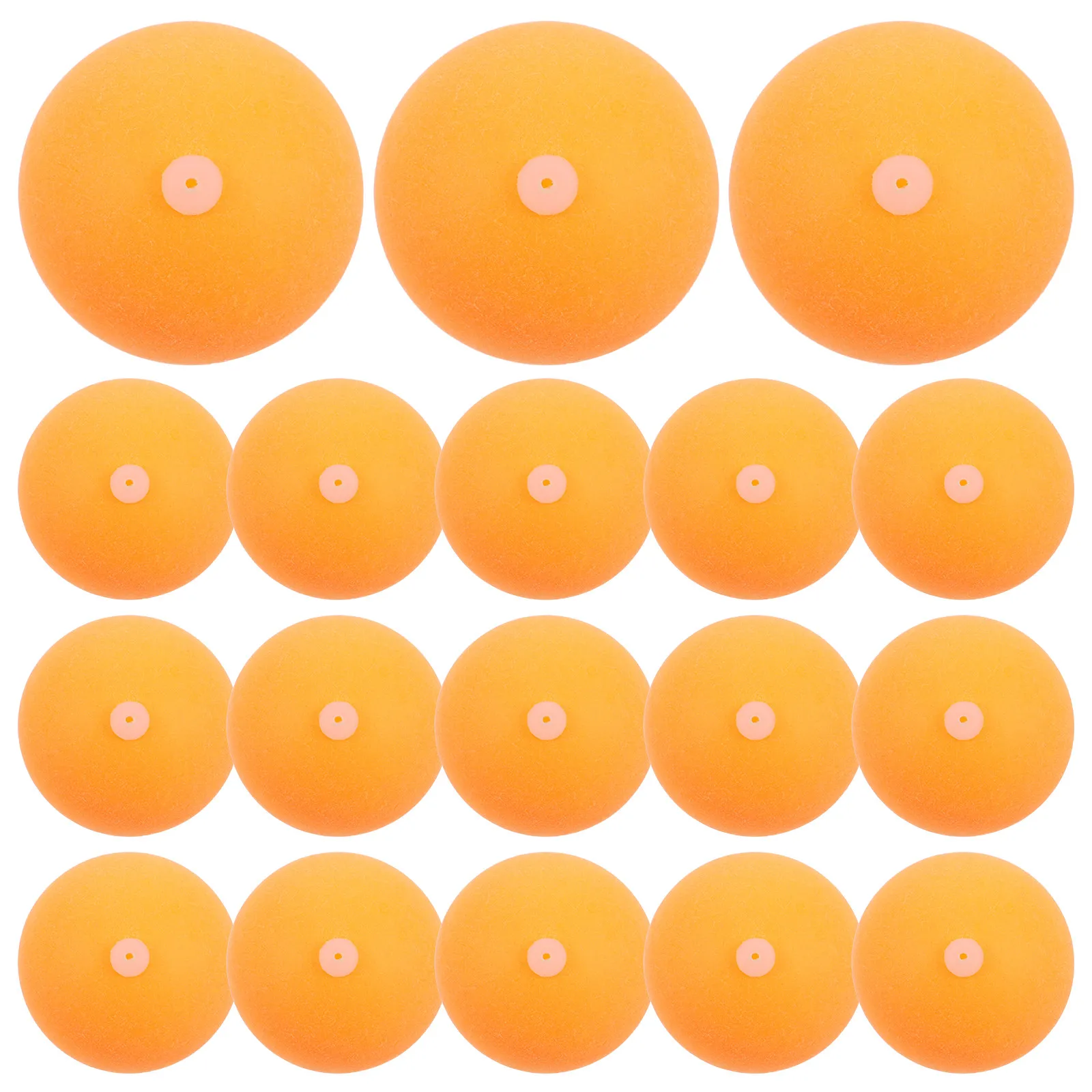 

50Pcs Training Table Tennis Balls with Punch Holes and Silicone Plugs for Home Trainer Hanging Setup Table Tennis Accessories