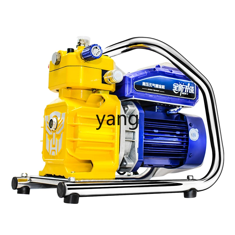 Yjq Latex Paint Sprayer Household Exterior Wall Electric Small High Pressure Airless High Power Paint Spraying Machine Artifact