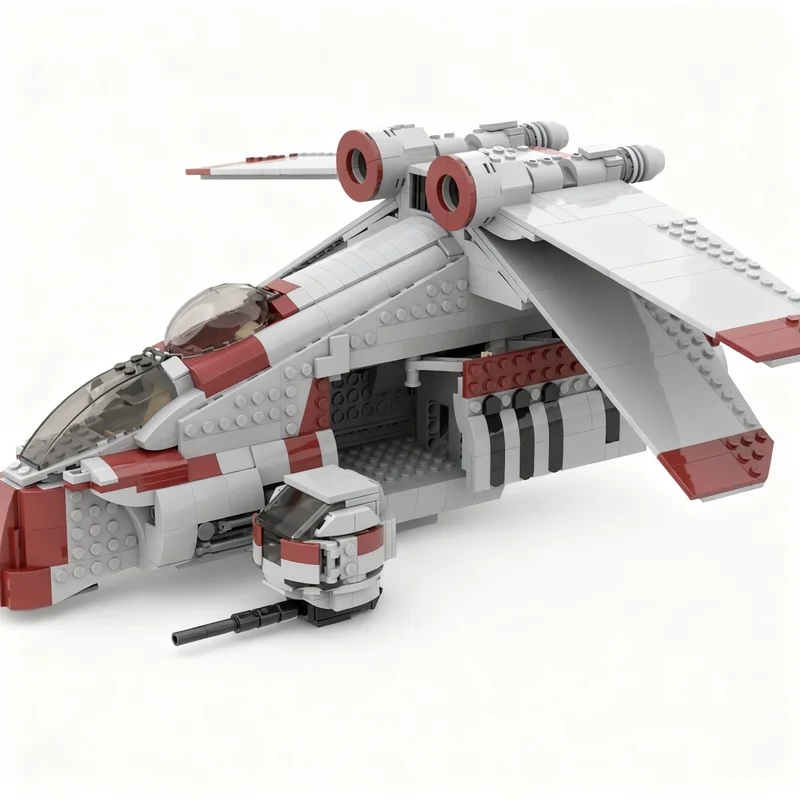 1467pcs MOC Multi Altitude Assault Transport Star Battle Model Building Blocks Creative DIY Craft Education Assemble Art 3D