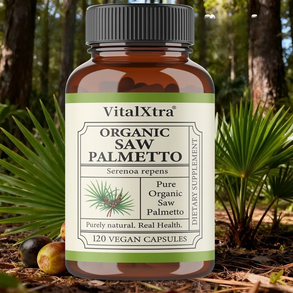 Saw Palmetto Capsules | Support To Help Maintain Normal Urination Frequency, Prostate Health