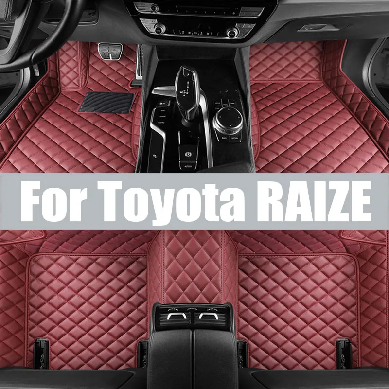 

For Toyota RAIZE 2021-2023 RHD LHD Auto Car Floor Mats All-Weather TPE Foot Mats Odorless Pad Waterproof Tray Mat trunk mat