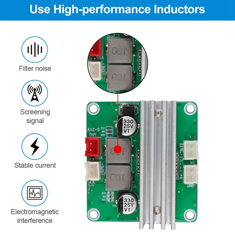 Hifi Stereo Digital Audio Amplifier Board TPA3116 Class D Amplifier Module 100W Mono Channel Amplifier