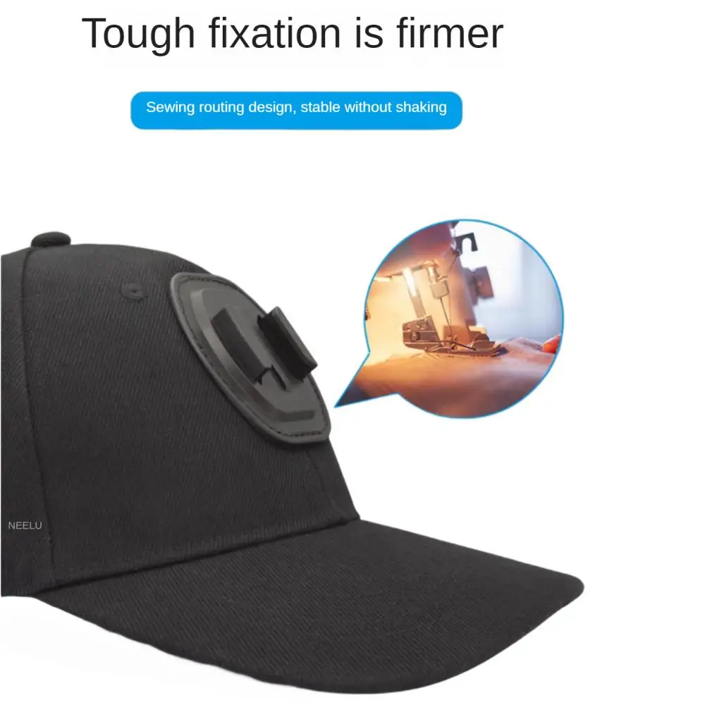 Adjustable Canvas Sun Hat Cap for Gopro Hero 12 11 10 9 8 7 6 5 4 3 insta360 x3 x2 Eken SJCAM DJI OSMO Sport Action Camera
