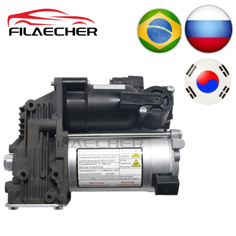 For Land Rover LR3 LR4 Discovery 3 4 Range Rover Sport Air Suspension Compressor Pump 2005-2012 LR023964 LR010376 LR011837