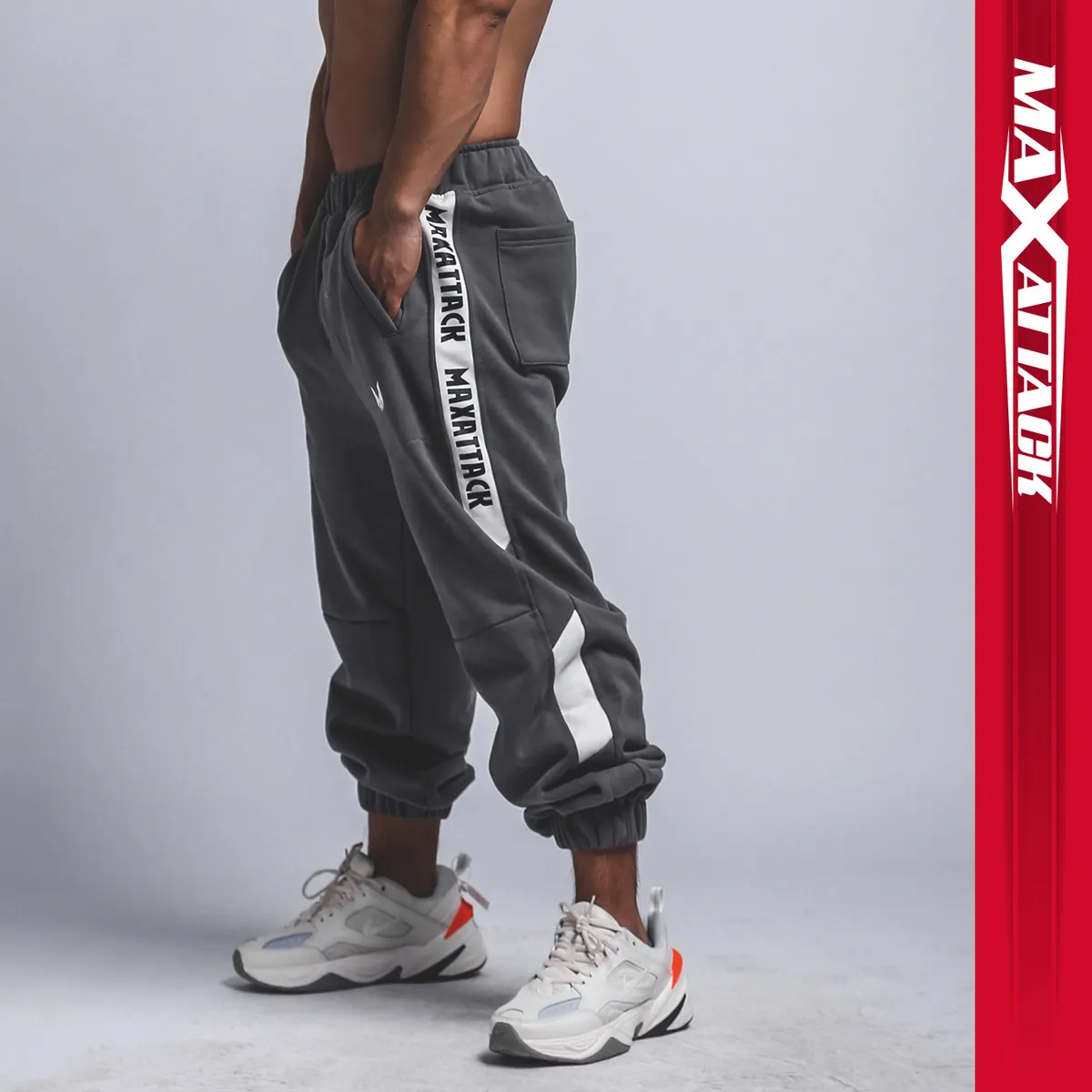 Autumn Winter Men's Jogging Sweatpants Running Male Sport Fitness Sportswear Breathable Pants Fleece-lined Casual Trousers Pants