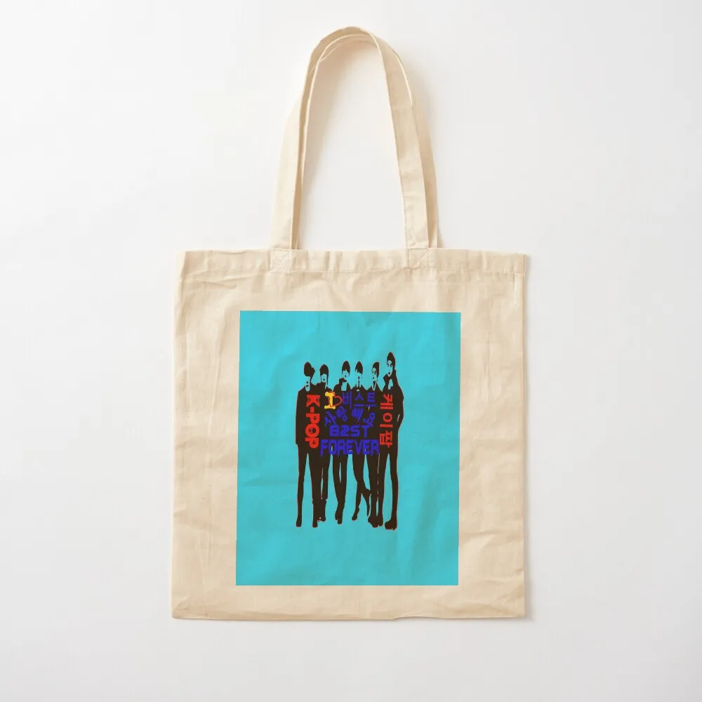 ??I Love B2ST Forever?? Tote Bag Canvas stote bag Women's shopper canvas tote bags