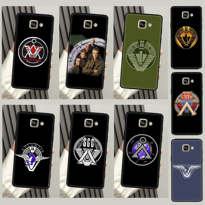 Stargate-아틀란티스 SGA 케이스, 삼성 갤럭시 J4 J6 2018 A6 A8 플러스 J8 A7 A9 J1 A3 A5 2016 J3 J5 J7 2017 커버