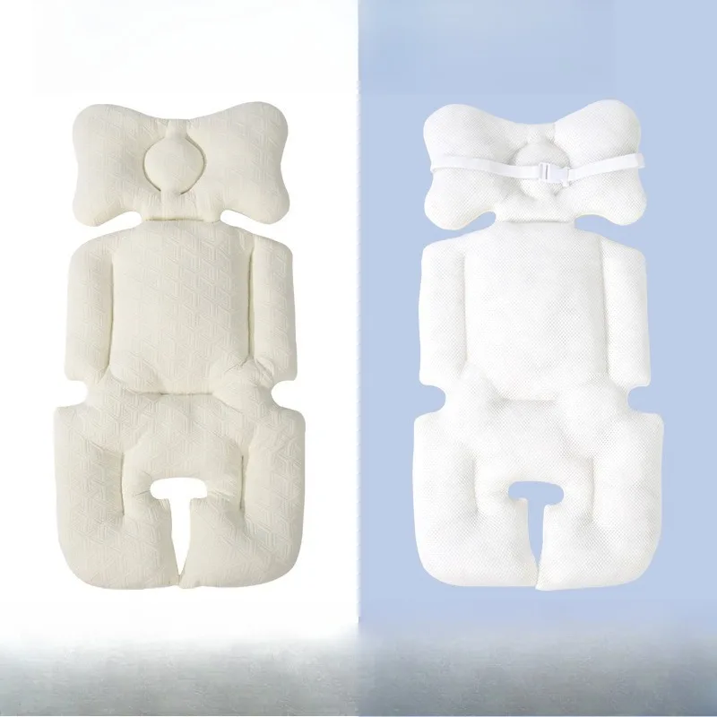 Picture 6: Embroidered Seat Pad Thickened Pure Cotton Baby Stroller Cushion for High Chair