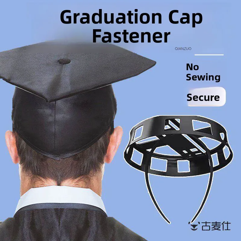 graduation-cap-holder-bachelor-hat-protector-clip-summer-season-graduation-accessory-fixed-bracket-degree-ceremony-essential