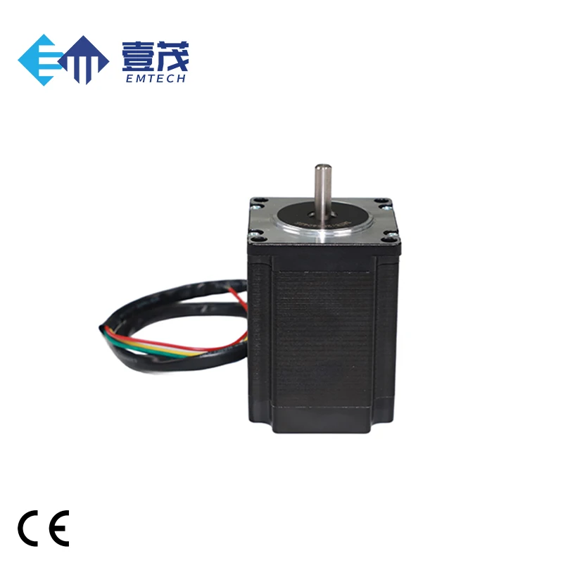 

Emtech Высокое качество NEMA 23 57 мм 2-фазный гибридный шаговый двигатель с открытым контуром и питанием постоянного тока для 3D-принтера