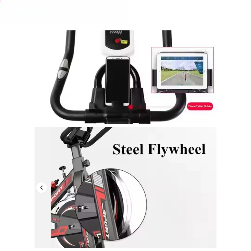 Indoor Fitness Reduce Weight Equipment and Home Silent Cycling Spinning Gym Exercise Spin Bike