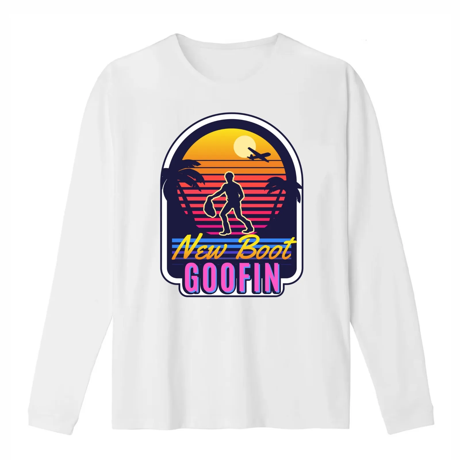 New Boot Goofin ,I_m Just Goofin funny  Vintage Style T-Shirt Summer Casual Cotton Tee Oversized Streetwear Tops 100% Cotton