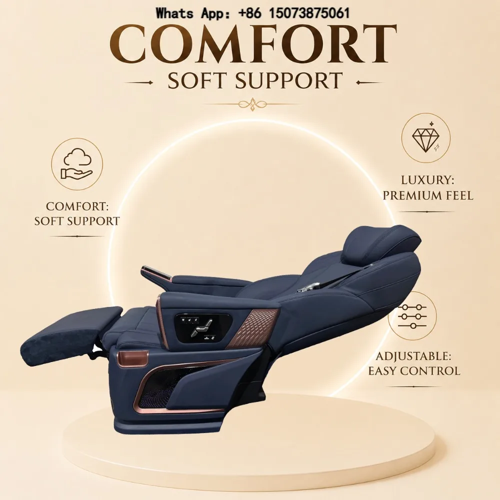 Master Series Custom Manual Swivel Power Recline Large MPV Swivel Seat with Touch Screen for Mer-cedes Vito HiAce Coaster