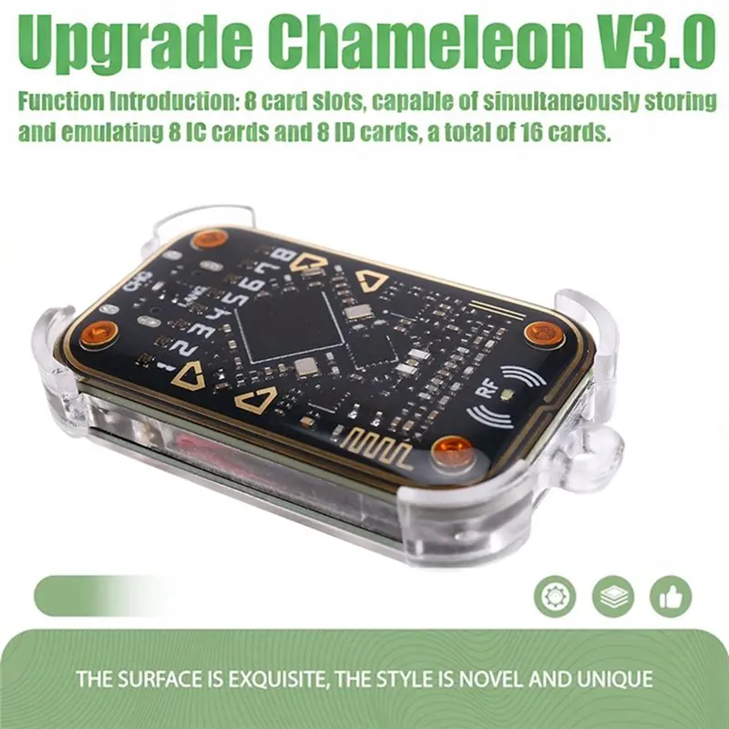 [LXYA68Z!] Chameleon V3.0 RFID Smart Chip Emulator Reader Upgrade 125Khz 13.56Mhz ID IC Smart Card Duplicator Tag Copyer Cop