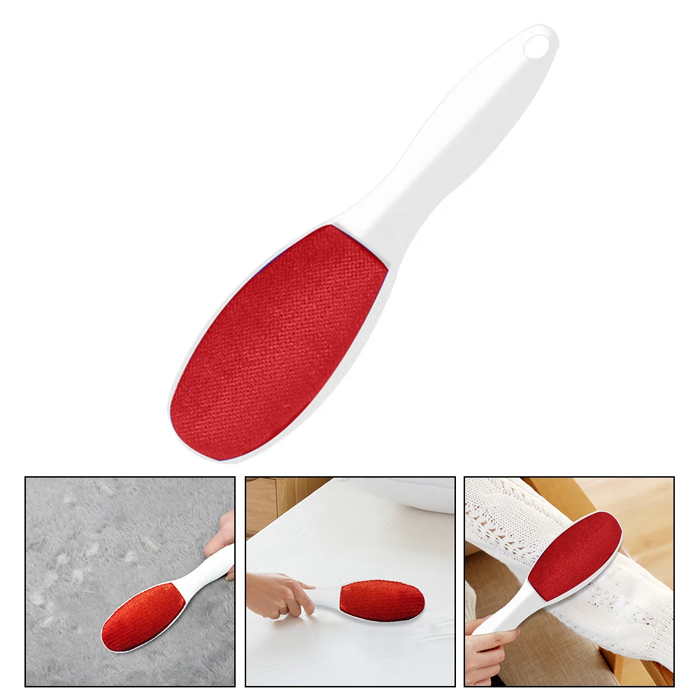 Double Sided Clothes Coat Lint Remover Brush Reusable Anti-Static Sweater Dust Brusher Hairs Cat Dogs Household Cleaning Tool