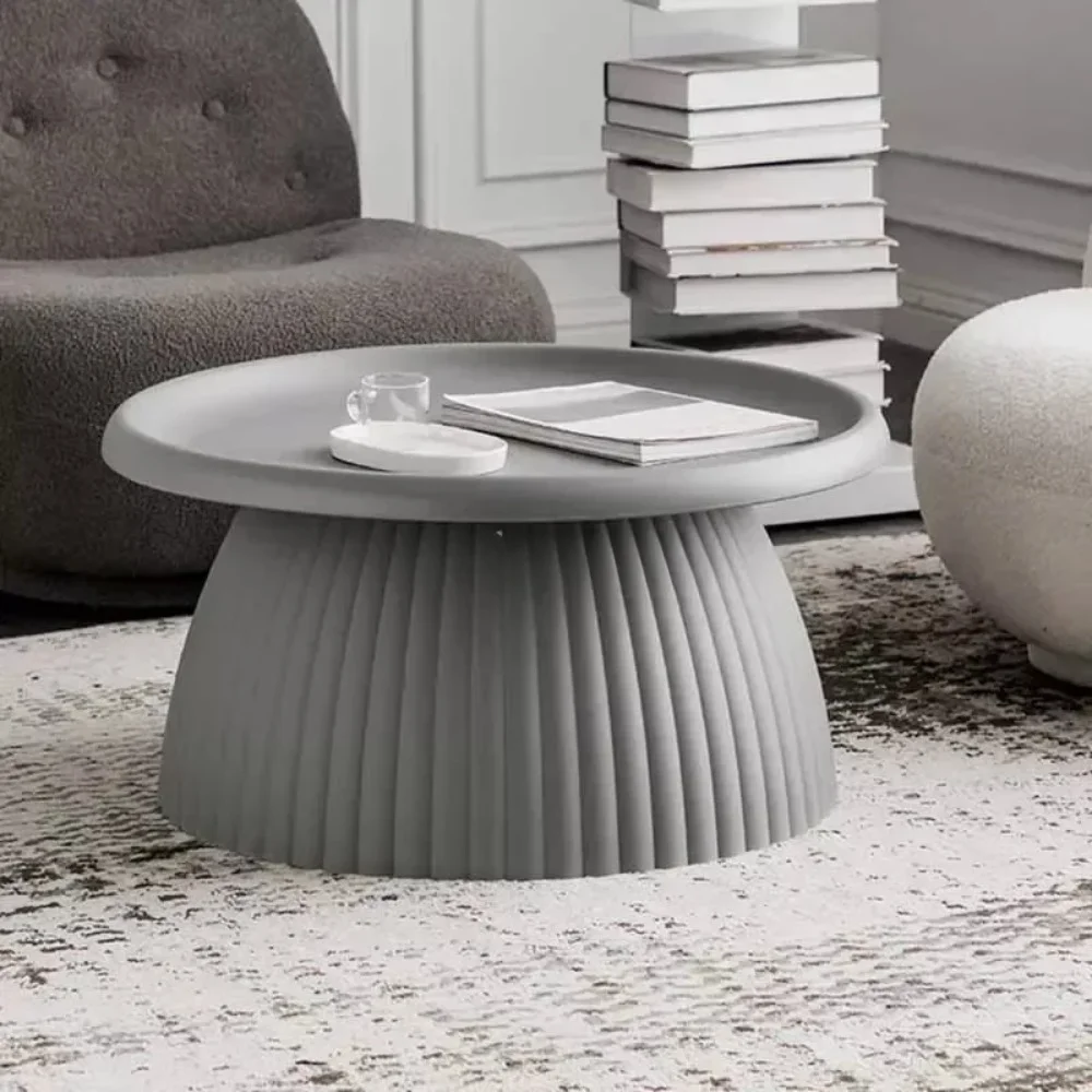 

Floor Funky Coffee Tables Minimalist Vanity Mobile Nordic Coffee Tables Modern Bedside Round Table Basse Pour Salon Furniture