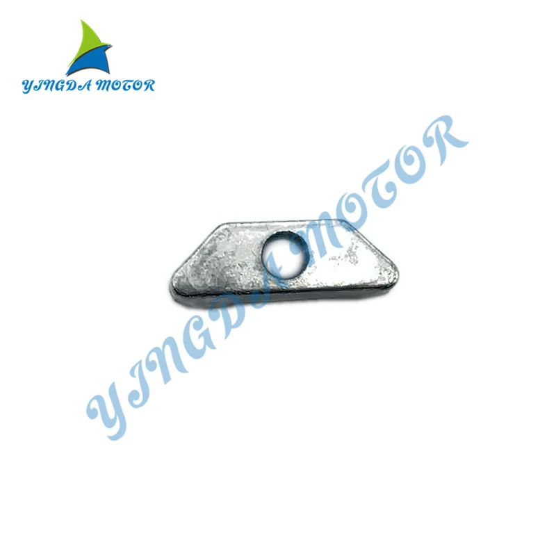 Ánodo 6E5-11325 para cilindro fueraborda Yamaha de 9.9hp a 250hp, accesorios para embarcaciones 6E5-11325-00, ánodo de zinc
