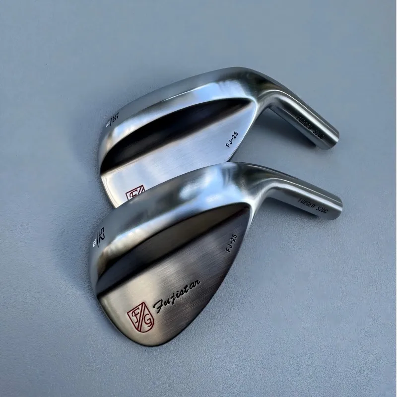 Cuñas de golf FUJISTAR FJ-25 de acero al carbono S20C forjado con cabezales de golf de cara fresada CNC de fuerte giro