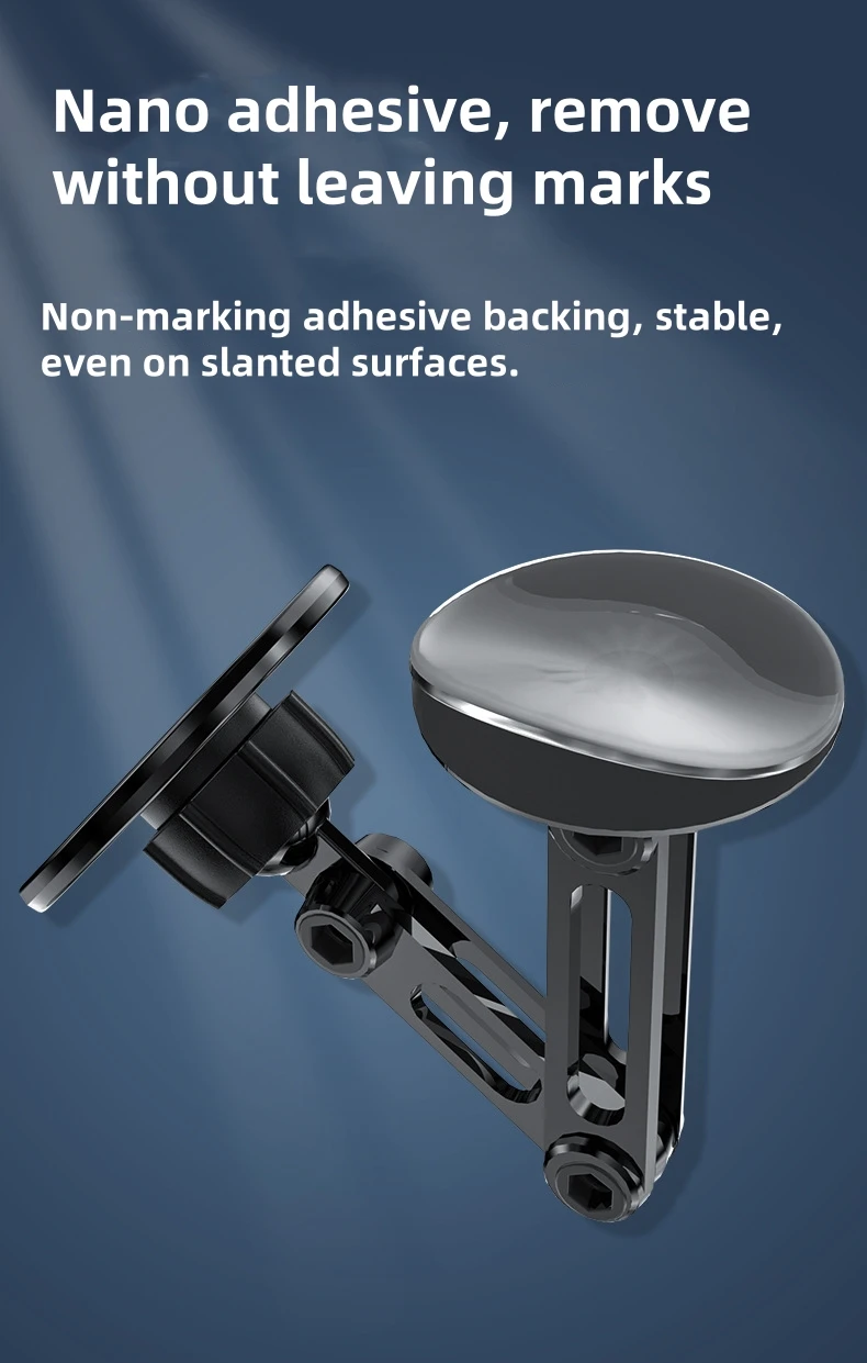 

Car Phone Holder 7.5W Magnetic 360° Rotation Instrument desk support in Car For iPhone 15 Pro Max X Samsung Xiaomi Magnetic Car