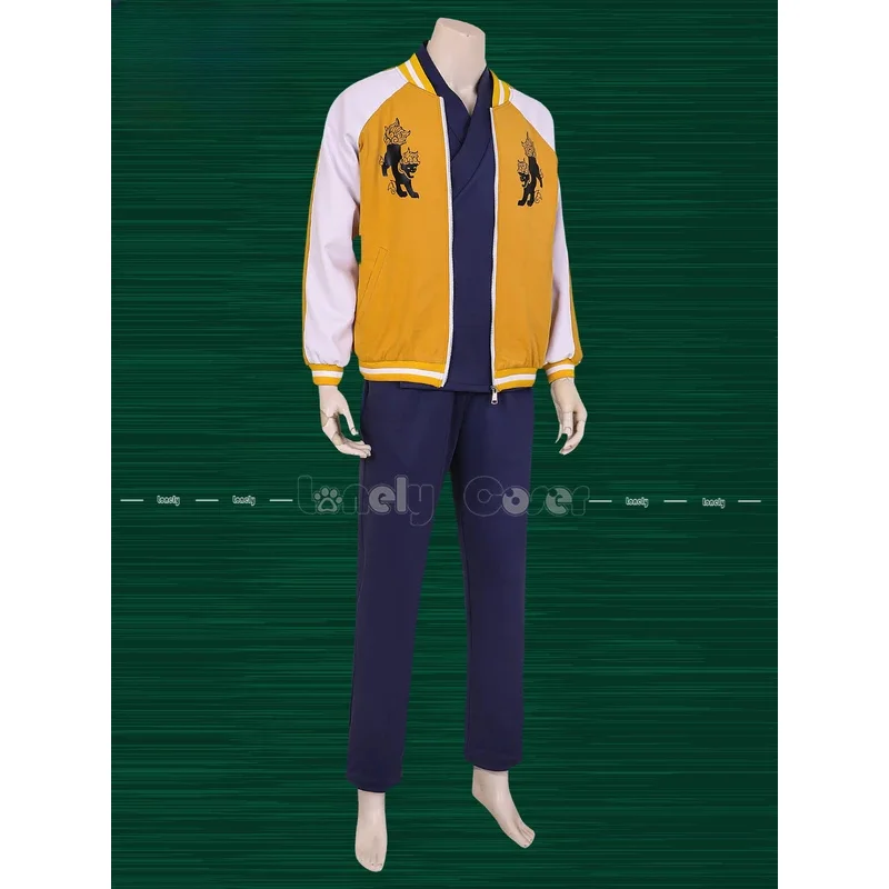 OP01 Jo Togame Косплей Костюм Парик Аниме WIND BREAKER Shishitoren Кимоно Униформа Куртка Свитер Очки Choji Tomiyama Hall6Gd@!