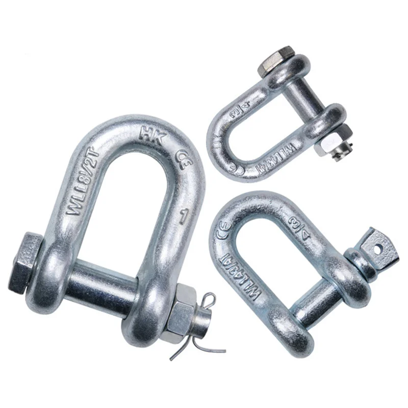 

European Stainless Steel Marine Grade Screw Galvanized 3/8 Anchor Fairlead Mooring Rigging Lifting Hardware 35 Ton Bow Shackle