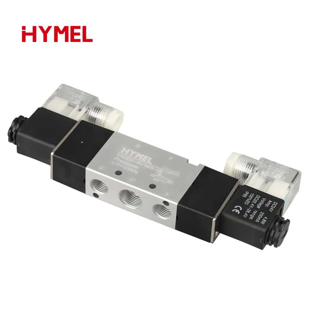 จัดส่งฟรีคุณภาพสูง DC12V DC24V AC 110V AC220V Air ภายในท่องเที่ยวประเภท Solenoid วาล์ว 4V320-10 3/8 ''Outlet และ Inlet