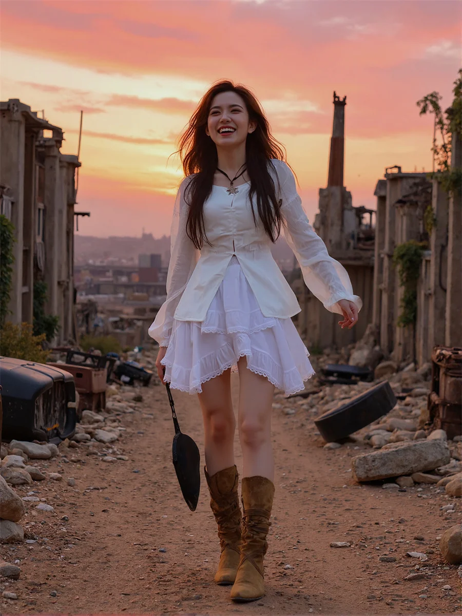 

Mini Ruffles Black White Skirts Womens Embellished Mesh Pleated Ruffle Hem Layered Vacation Soft Chic Feminine Elegant Classic