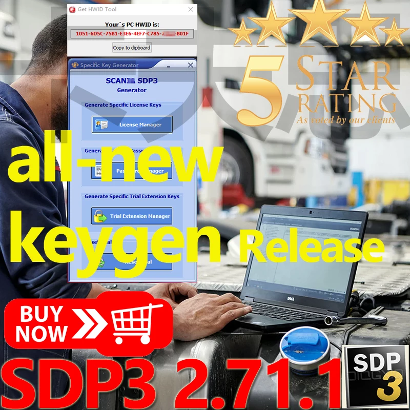 SDP3 2.72.1 all-new Kengen Release for scaniaaTRUCKFIX VCI3 vci3 VCi-3 Super Heavy Duty Engines Diagnostic TooL Kit Unlmited Use