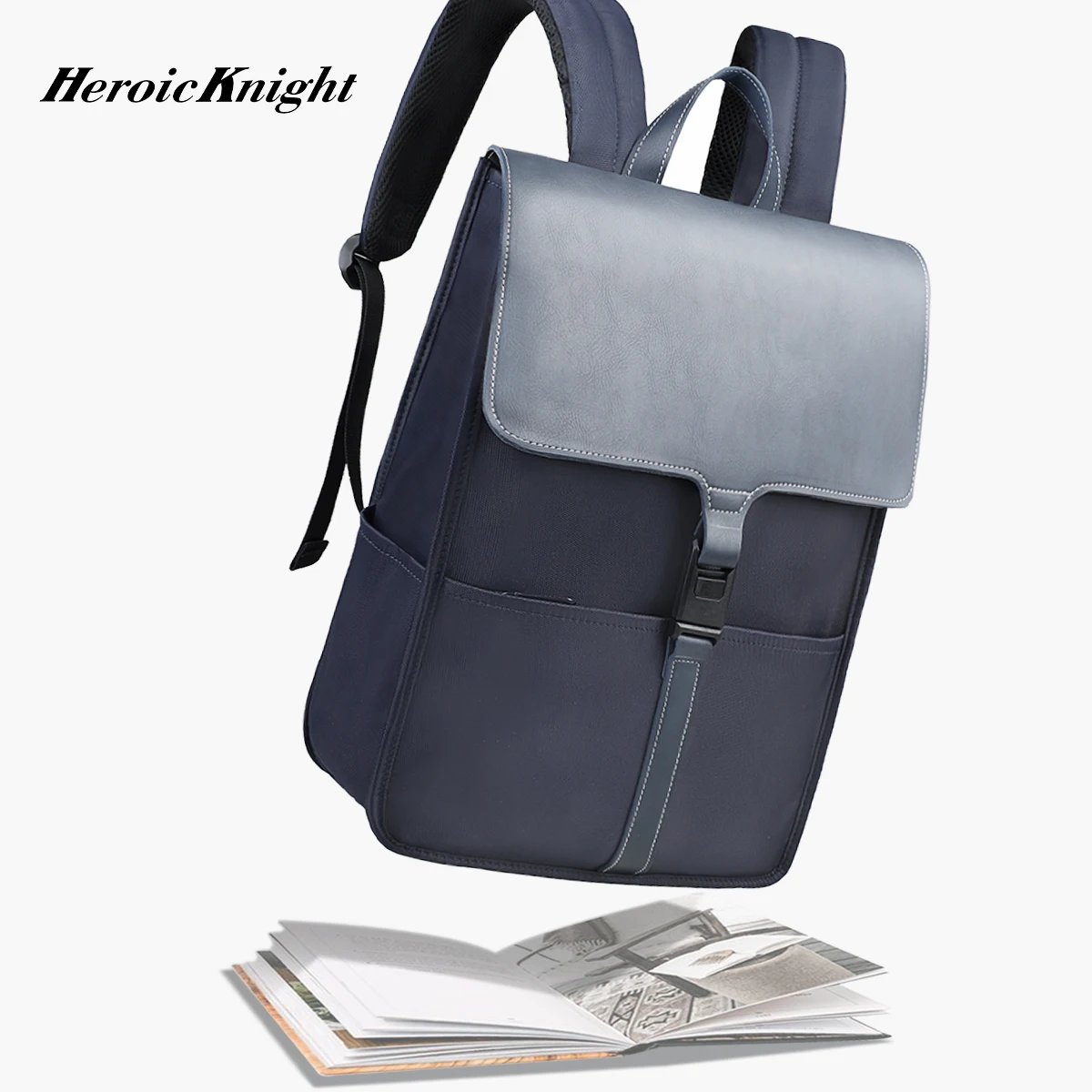 Heroic Knight College Messenger Backpack Waterproof Men Vintage School Backpack Luxury Male Work Travel Laptop Bag Fit 15.6\