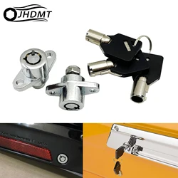 Motorcycle Hard Saddlebag Lock 3 Keys Set Black For Harley Touring Electra Street Road Glide FLHX FLHT/R 2014 2015 2016 2017-Up