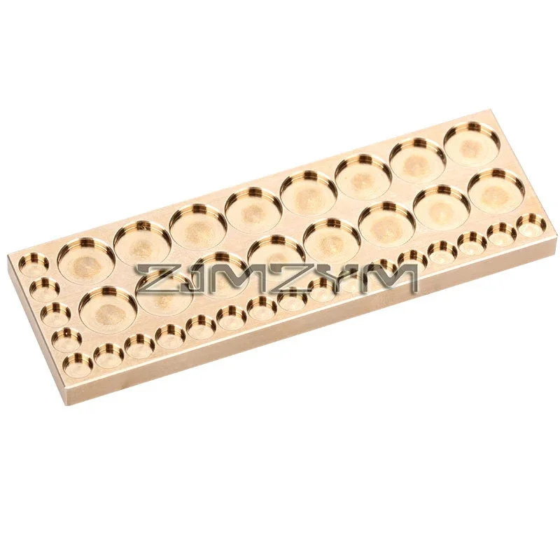 26 Grid Pure Copper Watch Accessory Storage Box Multifunctional Tiny Screw Classification Storage Plate for Watch Repair Tool