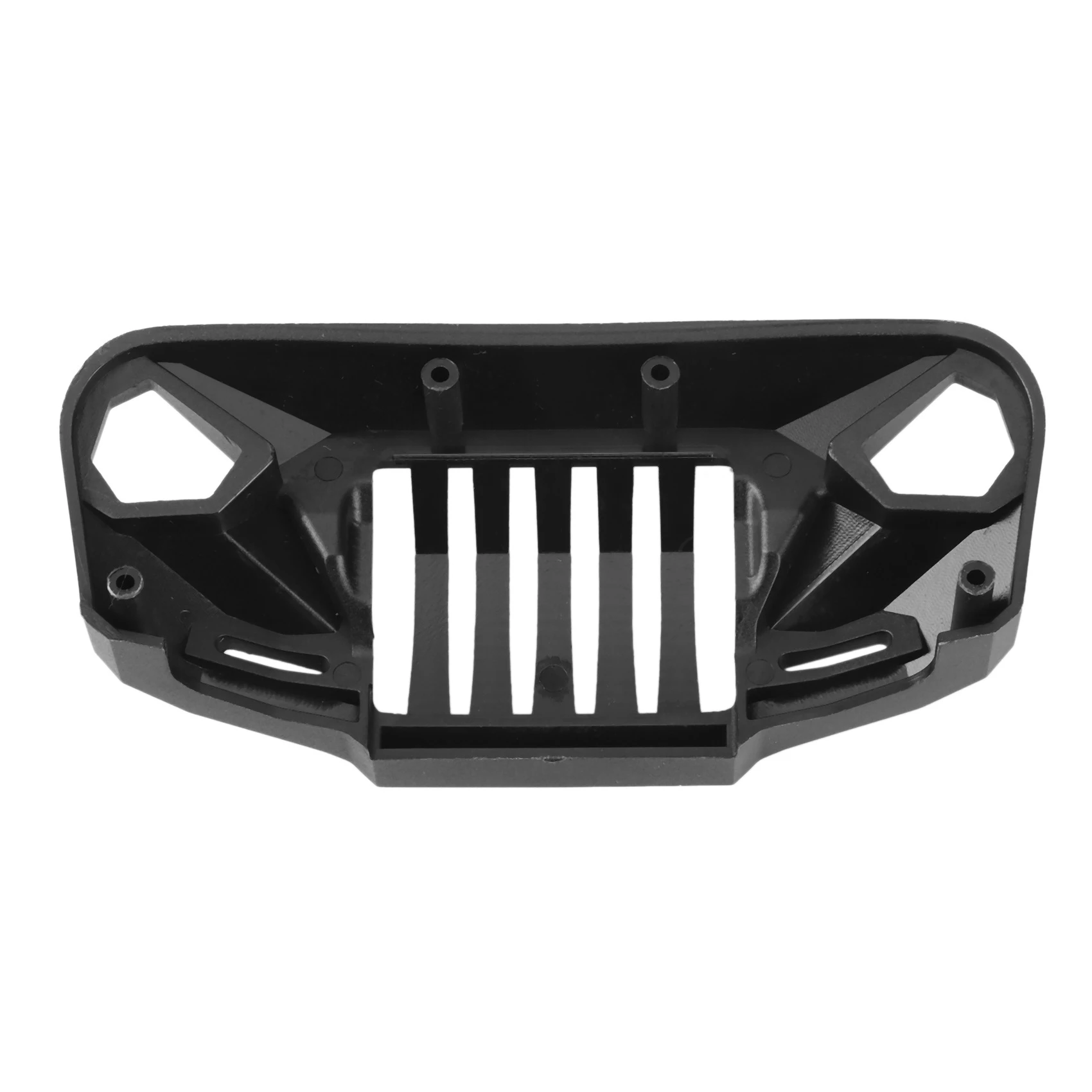 Ms Raiva-Frente Rosto Grade para RC Crawler, Partes do corpo do carro, 1:10, Axial SCX10 II, III, 90046, AXI03007, Jeep Wrangler