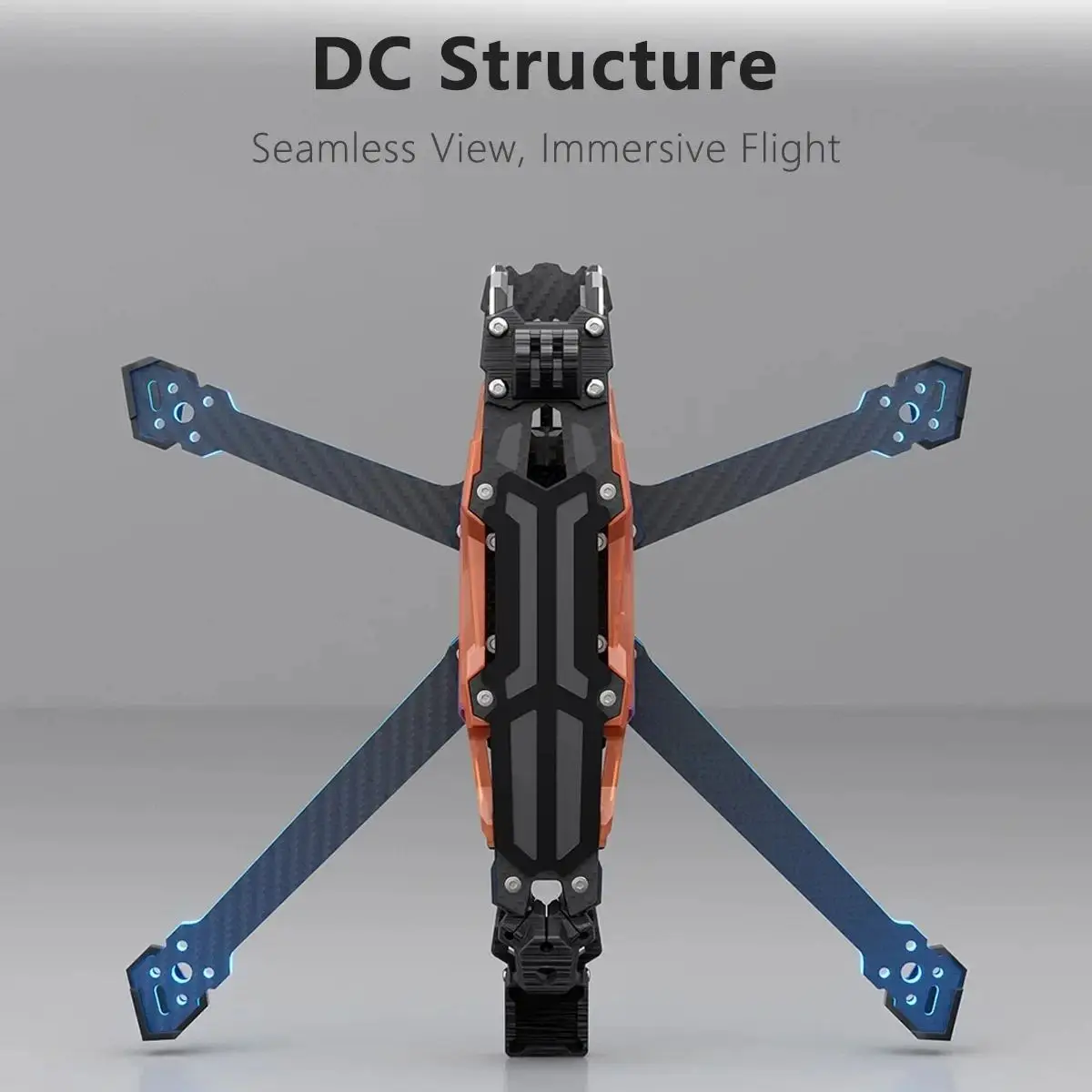 GEPRC Vapor-X5 X6 /D5 D6 O4 Pro Frame Kit 5inch 6inch Carbon Fiber Drone Frame DIY Accessory For Vapor O4 Quadcopter