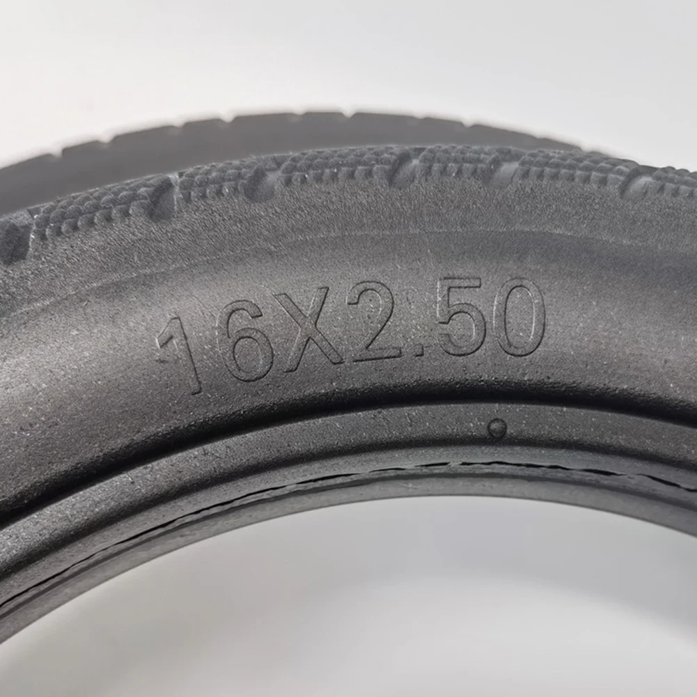 Puncture Proof 16x2 50 Solid Tire Designed for Electric Scooters Perfectly Crafted to Enhance Riding Experience