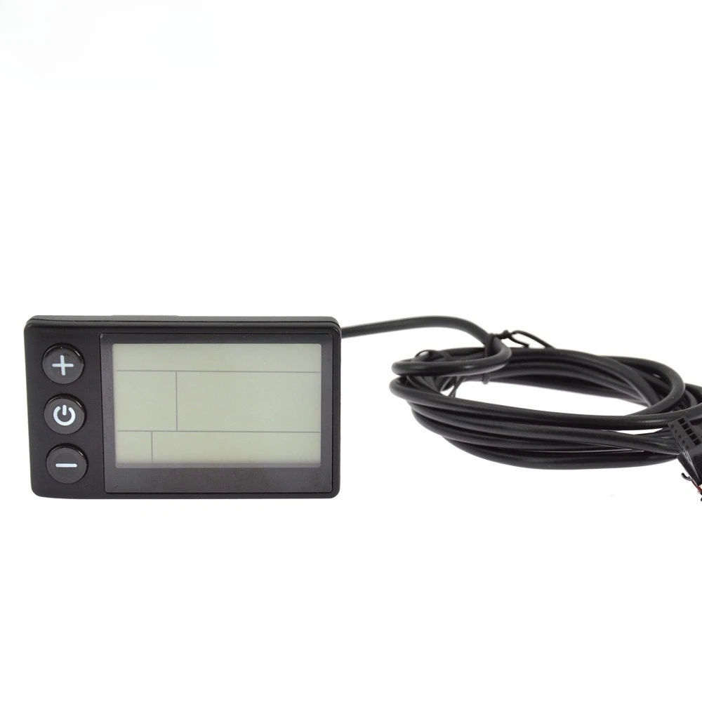 E-Bike 12 Magnet Assist Controller Kit LCD Display Throttle Brake Lever