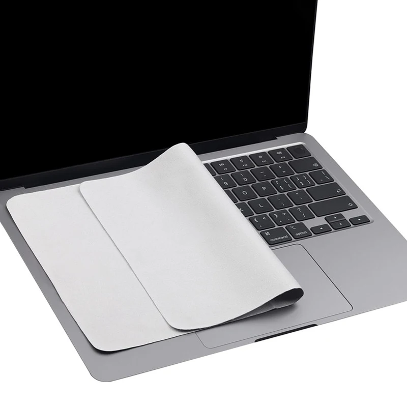1pcs Microfiber Dustproof Laptop Screen Cleaning Cloth For MacBook Pro 13/15/16 Protective Notebook Palm Keyboard Blanket Cover