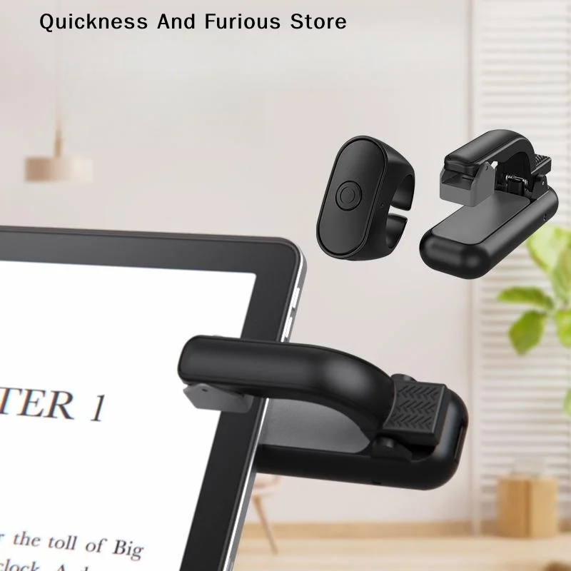 【TO】2-in-1 Page Turner Remote Wireless E-book Page Turner Lightweight Record Triggers Remote for  Paperwhite Accessories
