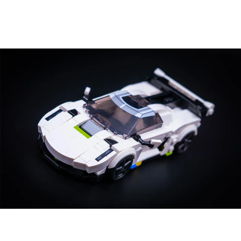 

Building Blocks Racing Car Model MOC Speed Champion Toy for Boys Christmas Gift 370 Pieces Creative Construction