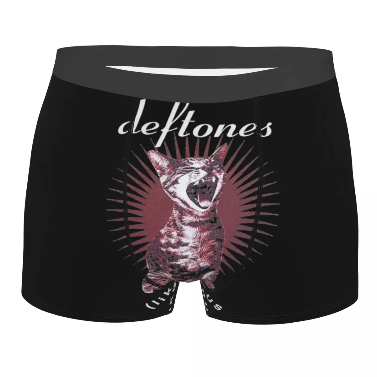 Deftones Band White Pony Album Herrenunterwäsche Alternative Metal Music Boxershorts Höschen Neuheit Polyester Unterhose