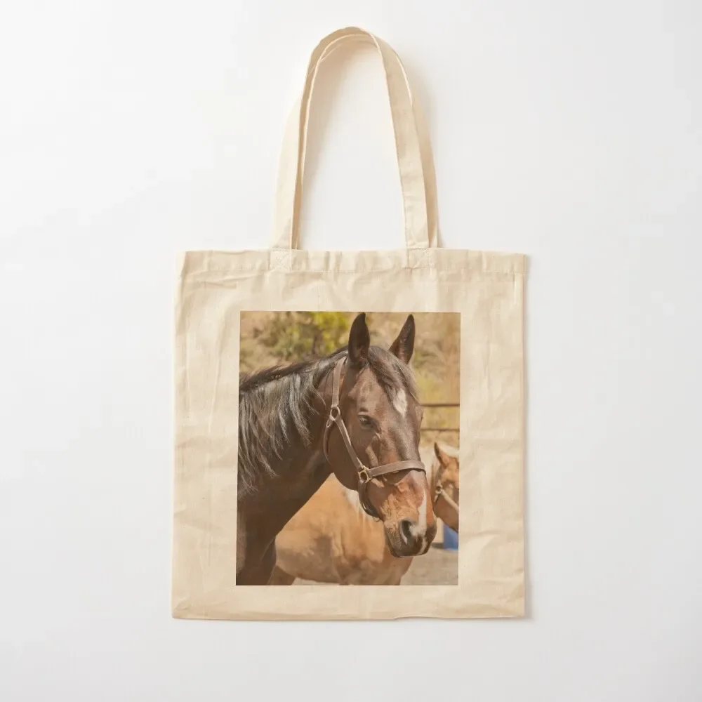 Healing Horses Lucius (and Cooper) Tote Bag Women bags cute tote bag Tote Bag