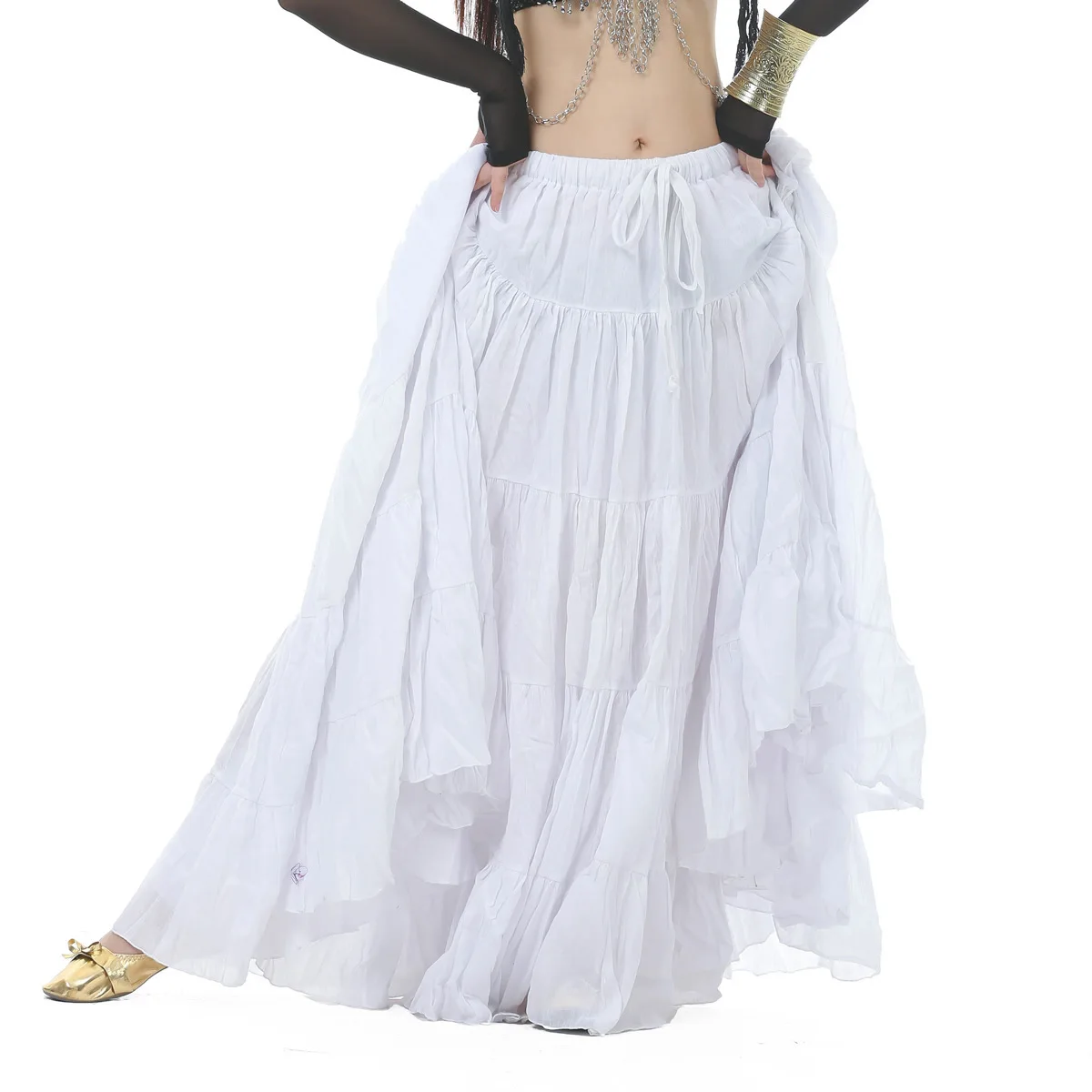 Danser 16m Tribal Rok Tribal Dans Rok Buikdans Grote Schommel Rok Buikdans Linnen Dans Rok