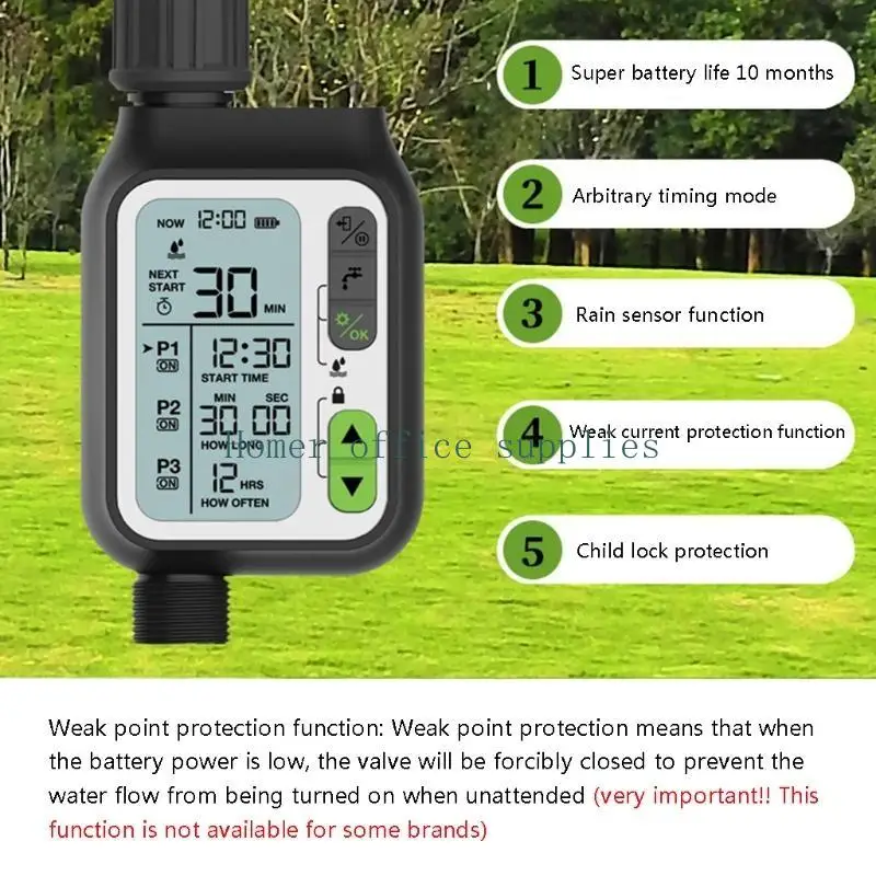 K43B حديقة سقي مؤقت الإلكترونية نظام تحكم الري التلقائي في الهواء الطلق #2