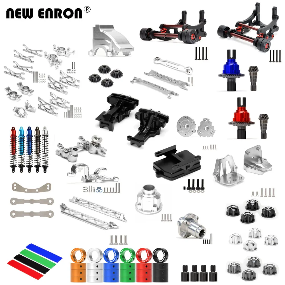 Chassi de armadura de cubo de acionamento de esmagamento de alumínio 45 #   Copo de acionamento de aço endurecido, engrenagem de pinhão de 1M para RC Traxxas 1/5 77076 (6S) 77086 (8S) 77096